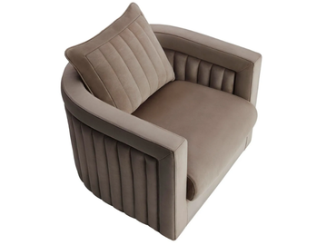 DRUMMOND - Velvet armchair with armrests by Casa Magna - view 3